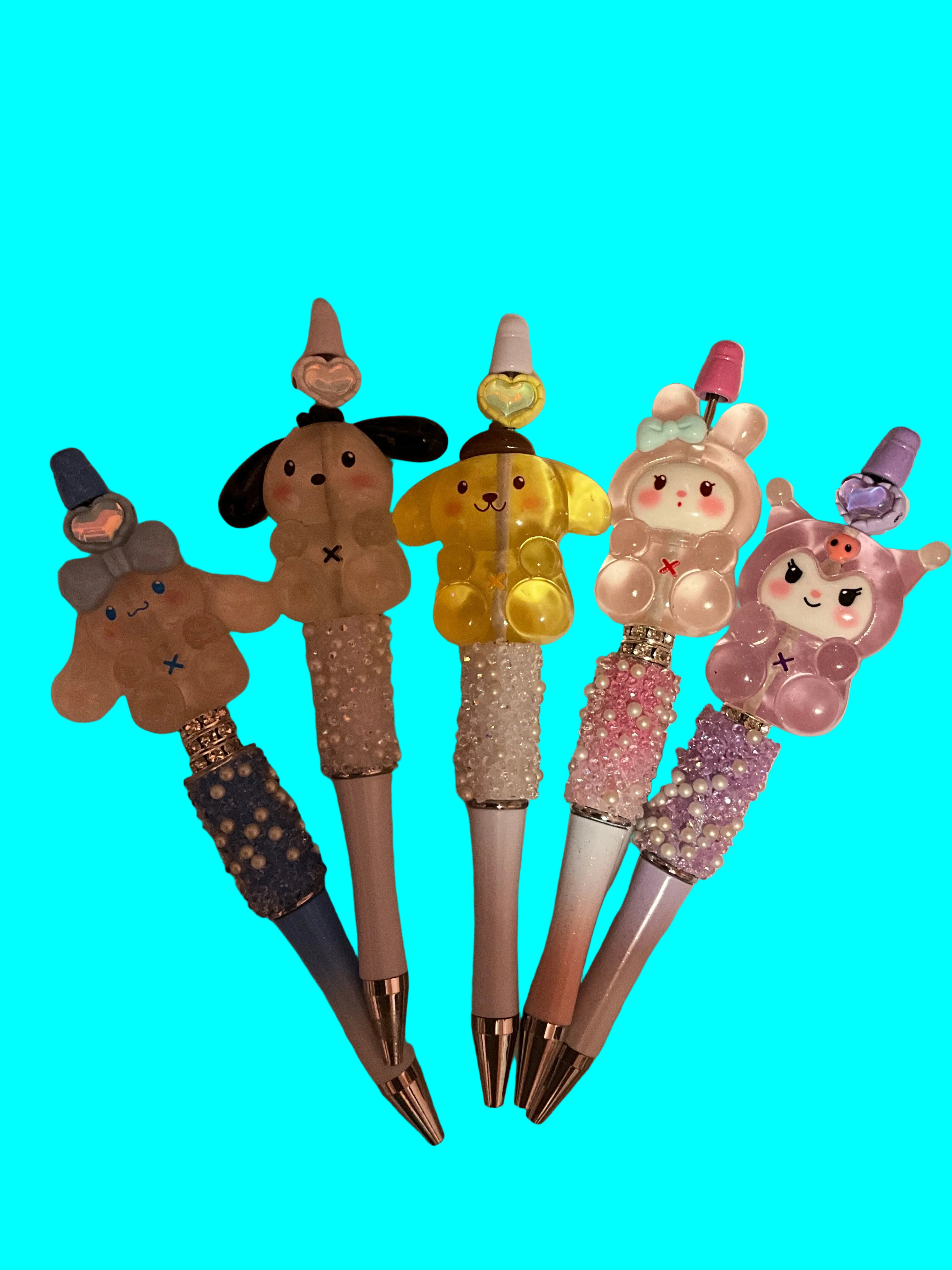 Cute kitty pens set of 5