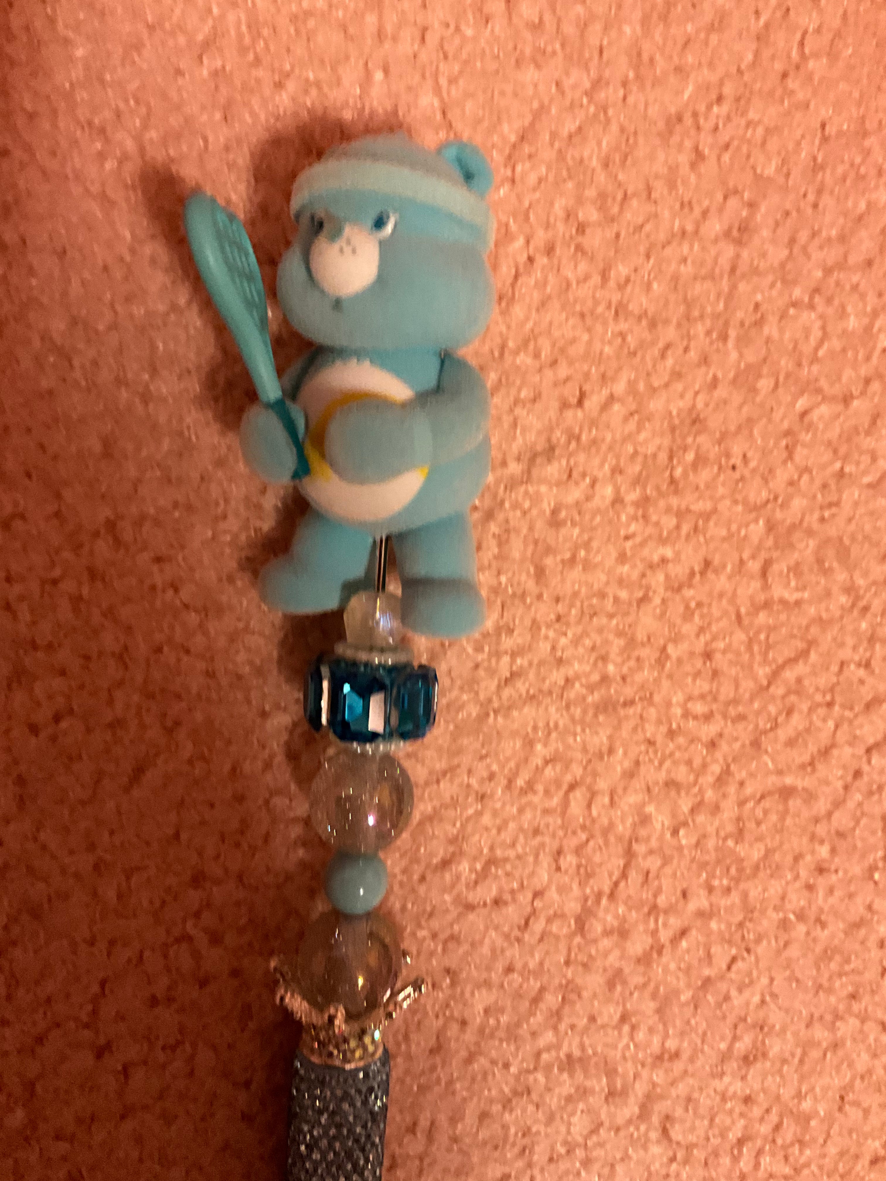 Carebear bedazzled pen with serial number
