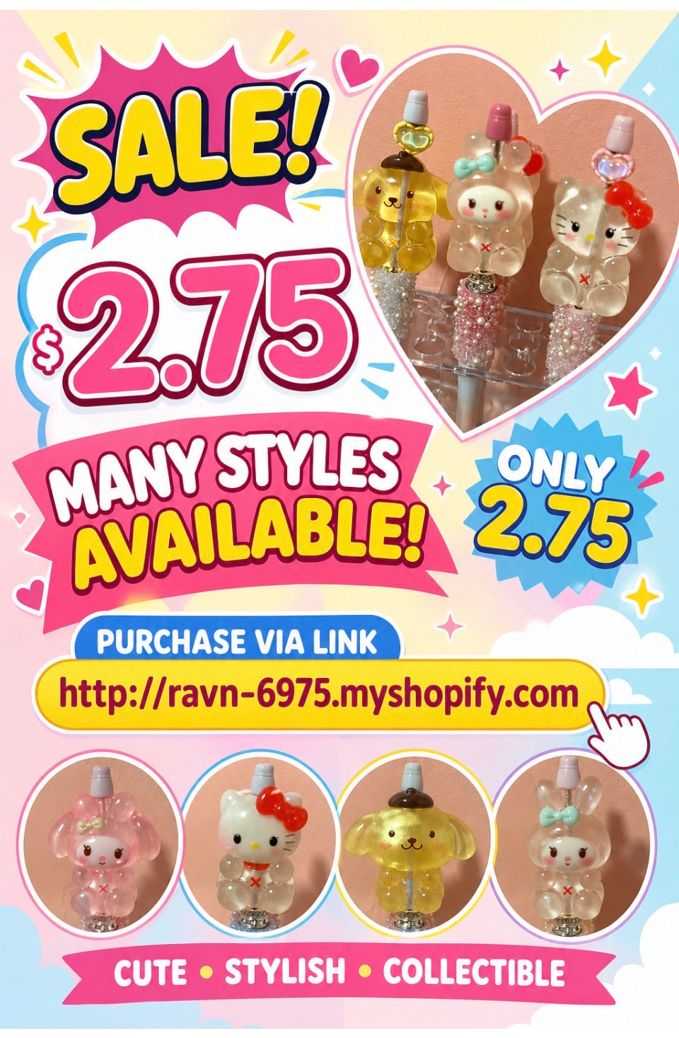 Cute pens claim live